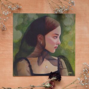 Plakat obrazu Dziewczyna z perłami